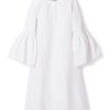 Kids Petite Plume Nightgowns | Girl'S Flannel Seraphine Nightgown In White