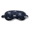 Men Petite Plume | Adult'S Silk Sleep Mask In Panthere De Nuit