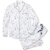 Men Petite Plume | Men'S Twill Pajama Set In Sail Away