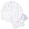 Men Petite Plume | Men'S Twill Pajama Set In Bateau