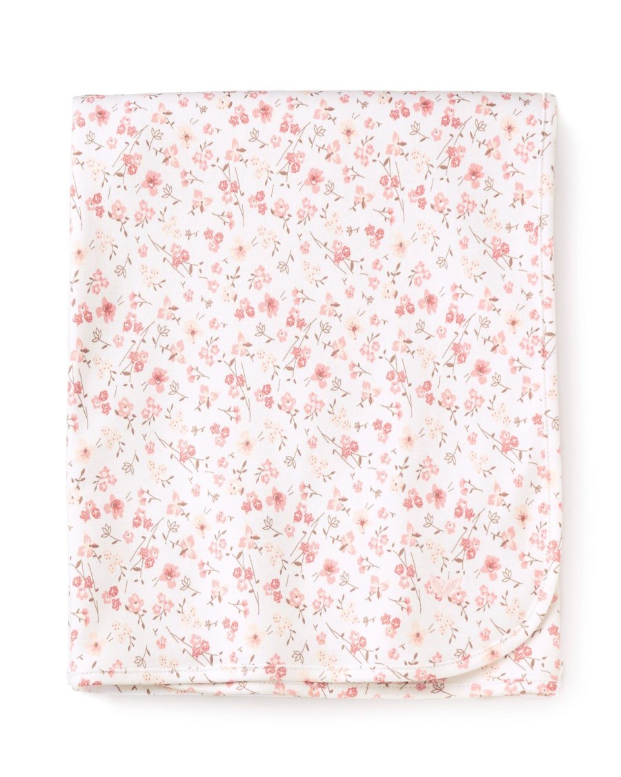 Kids Petite Plume Accessories | Pima Baby Blanket In Dorset Floral