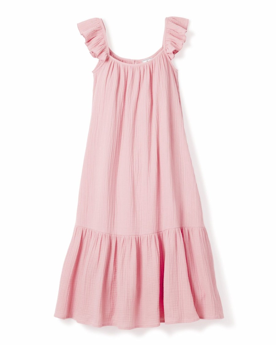 Women Petite Plume | Women'S Gauze Celeste Sundress In Pink