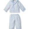 Kids Petite Plume Matching Doll Pajamas | Kid'S Twill Doll Pajamas In La Mer