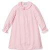 Kids Petite Plume Nightgowns | Girl'S Flannel Victoria Nightgown In Pink