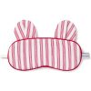 Kids Petite Plume Slippers & Accessories | Kid'S Bear-Y Sleep Mask In Antique Red Ticking