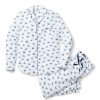 Men Petite Plume | Men'S Twill Pajama Set In The Equestrian