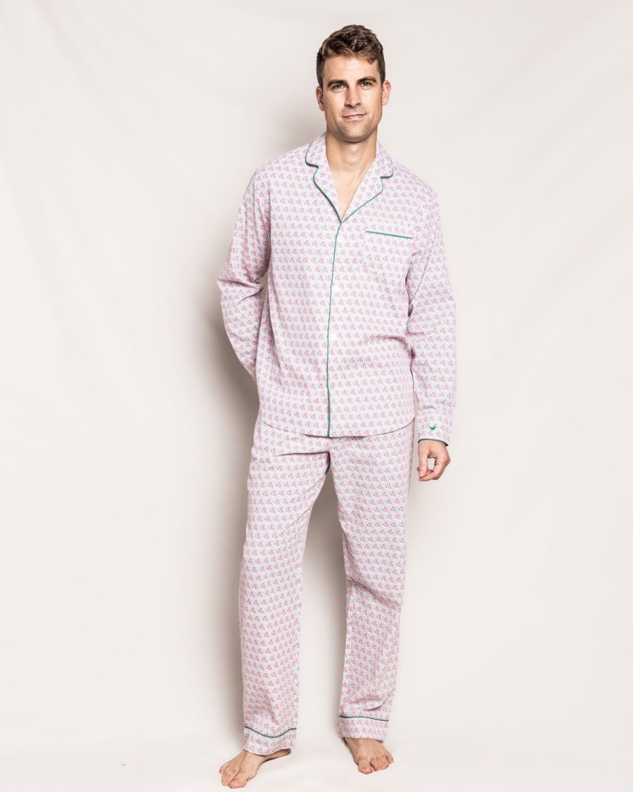 Men Petite Plume | Colony Hotel X Petite Plume Men'S Exclusive Print Pajama Set