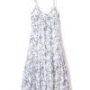 Women Petite Plume | Women'S Twill Chloe Nightgown In Timeless Toile