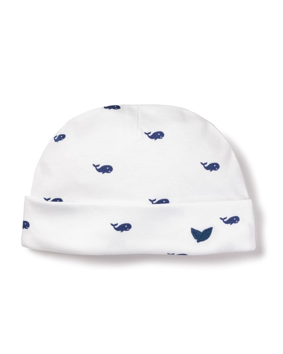 Kids Petite Plume Accessories | Baby'S Pima Hat In Whales