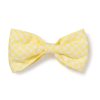 Home Petite Plume | Dog Twill Bow Tie In Yellow Gingham