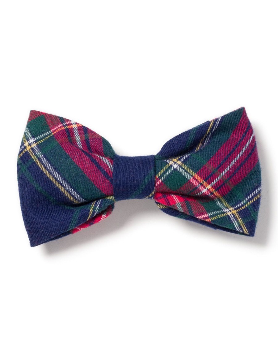 Home Petite Plume | Dog Bow Ties In Windsor Tartan