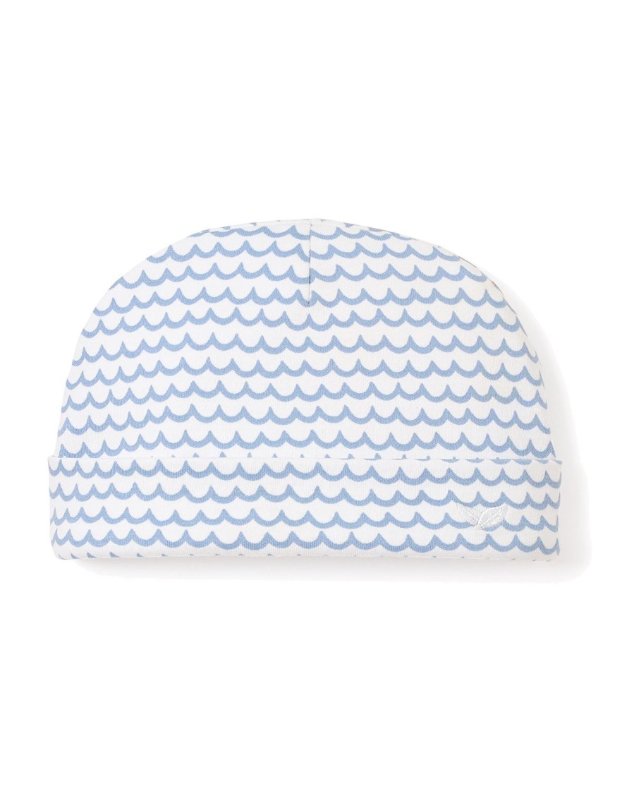 Kids Petite Plume Accessories | Baby'S Pima Hat In La Mer