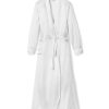 Women Petite Plume | Women'S Silk Long Robe In White