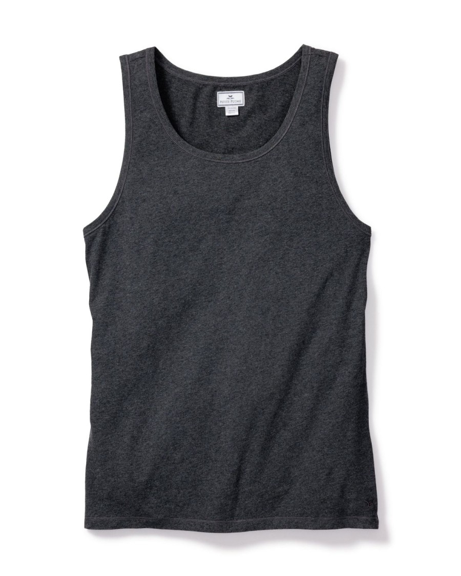 Men Petite Plume | Men'S Pima Tank Top In Dark Heather