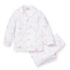 Kids Petite Plume Pajamas | Kid'S Twill Pajama Set In Butterflies