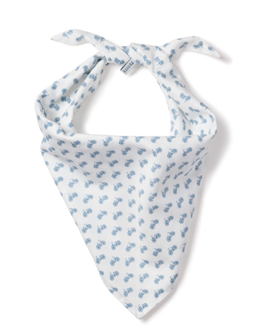 Home Petite Plume | Dog Twill Bandana In Bicyclette