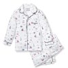 Kids Petite Plume Pajamas | Kid'S Twill Pajama Set In Sail Away