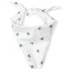 Home Petite Plume | Dog Twill Bandana In Shamrocks