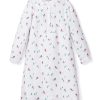 Kids Petite Plume Nightgowns | Girl'S Flannel Beatrice Nightgown In Apres Ski