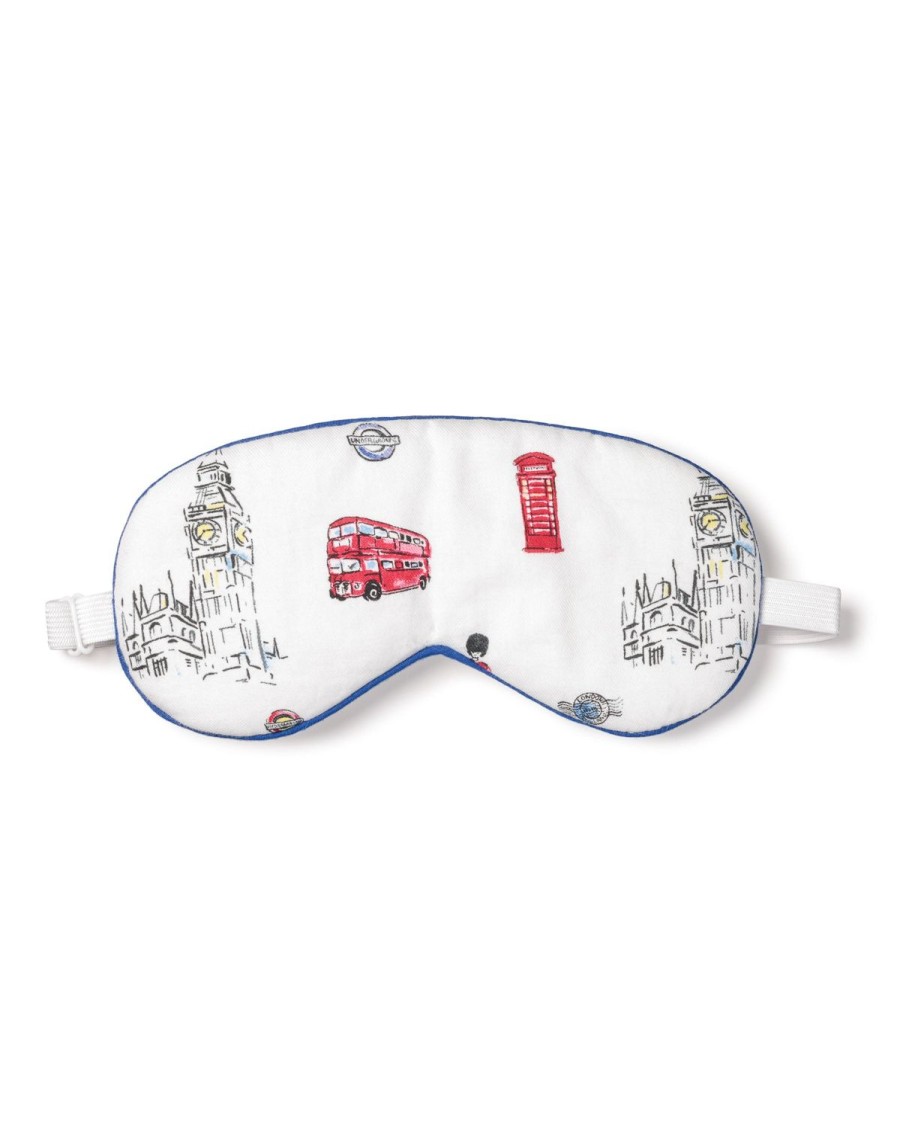 Men Petite Plume | Adult'S Twill Sleep Mask In London Is Calling