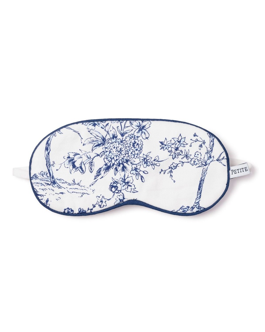 Kids Petite Plume Slippers & Accessories | Kid'S Sleep Mask In Timeless Toile