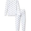 Kids Petite Plume Pajamas | Kid'S Pima Snug Fit Pajama Set In Whales