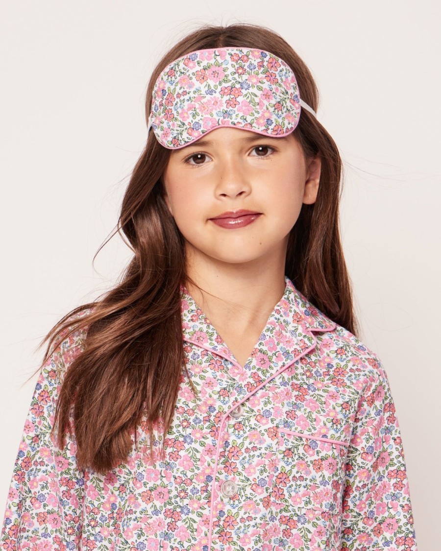 Kids Petite Plume Slippers & Accessories | Kid'S Sleep Mask In Fleurs De Rose