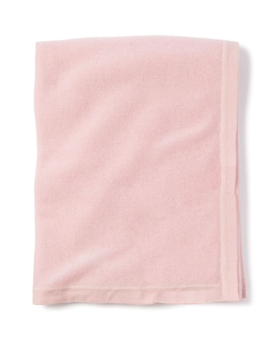 Kids Petite Plume Accessories | Cashmere Baby Blanket In Rose