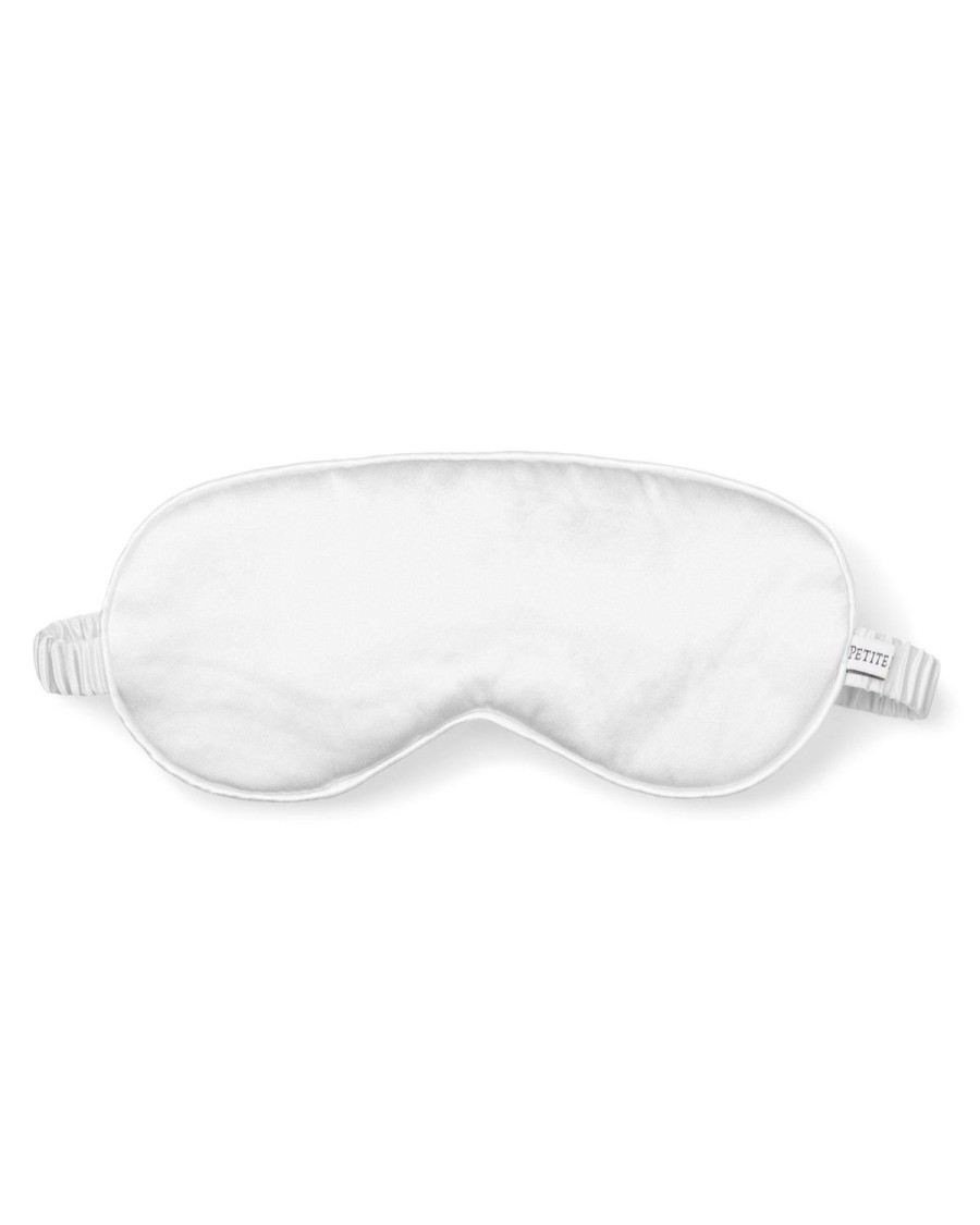 Women Petite Plume | Women'S Silk Sleep Mask In White