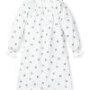 Kids Petite Plume Nightgowns | Girl'S Twill Delphine Nightgown In Shamrocks